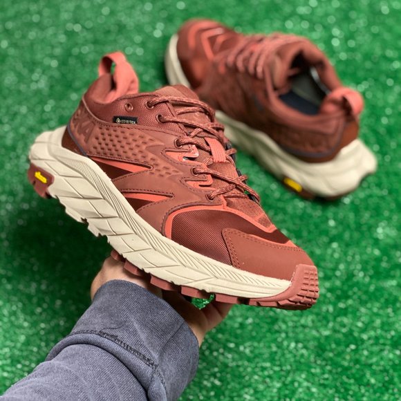 Hoka One One Anacapa Womens Hiking Shoes Red HOKA 1119373 CMHS NEW Multi Sz